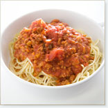 Pasta Sauce with Hot Italian Sausage and Prosciutto