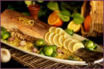 Pollock-Stuffed Salmon