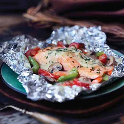 Foil Grilled Salmon