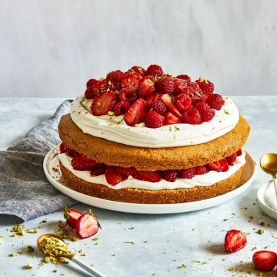 Strawberry-Raspberry Shortcake
