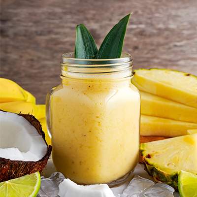 Piña colada smoothie