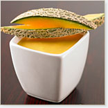 Chilled Cantaloupe Yoghurt Soup