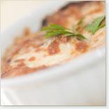 Roasted Pepper Soup with Le Cabouron Cheese