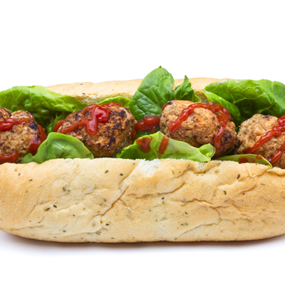 Sous-marins aux boulettes de viande