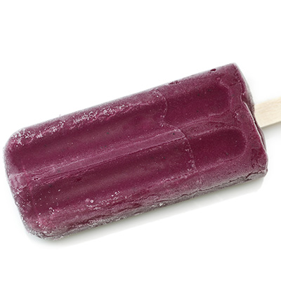 Sucettes glacées au raisin