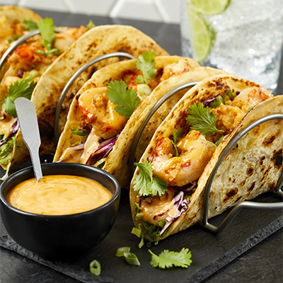 Bang Bang Shrimp Tacos