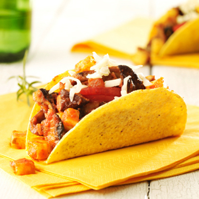 Potato and Mushroom Tacos