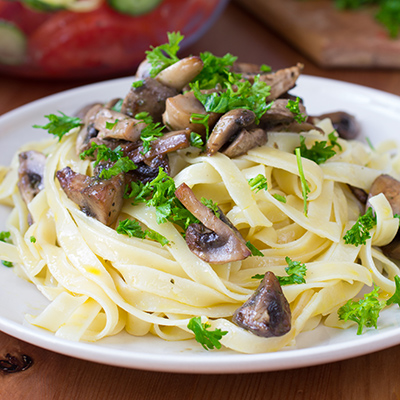 Tagliatelle with Wild Mushrooms