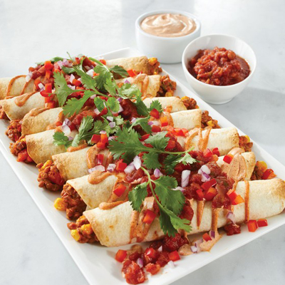 Baked Southwestern Taquitos