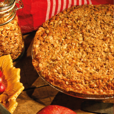Apple Cranberry Crumble Pie