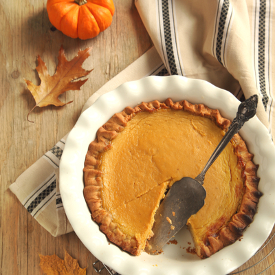 Tarte à la citrouille d'Halloween