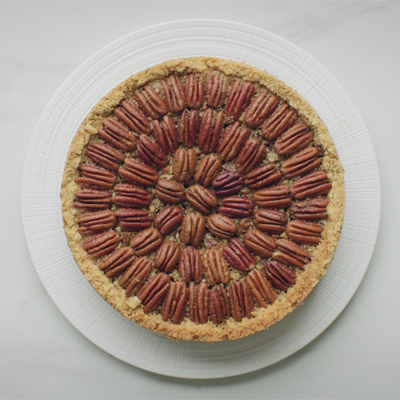 Maple syrup pecan pie