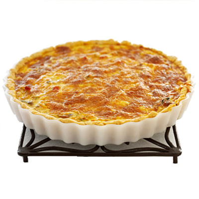 Apple Pie with Leek and Gruyère