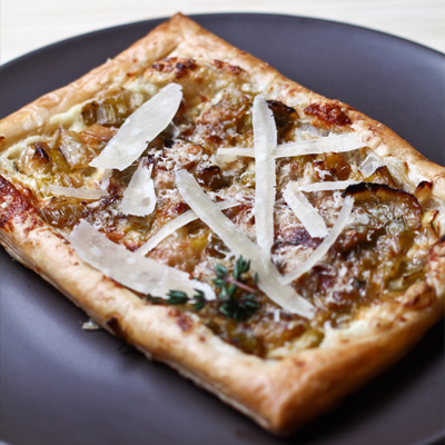 Sauteed Leeks Tartlets