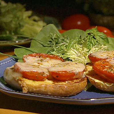 Toast with Tomatoes and Saint-Paulin