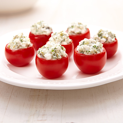 Cottage Cheese Stuffed Tomatoes
