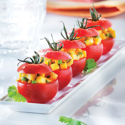 Mango-Stuffed Tomatoes