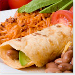 Red Bean Tortillas with Cheese