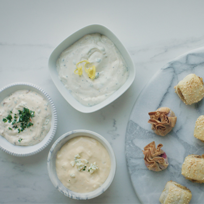Smoky Bacon and Sun Dried Tomato Dip.