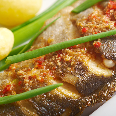 Grilled Trout with Coriander and Ginger