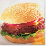 Cheddar Bacon Veggie Burger