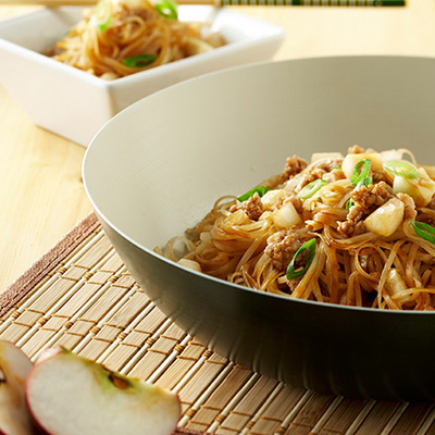 Pork and Apple Fried Rice Vermicelli