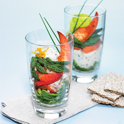 Lobster and Asparagus Verrine