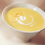 Vichyssoise parfumée à l'orange