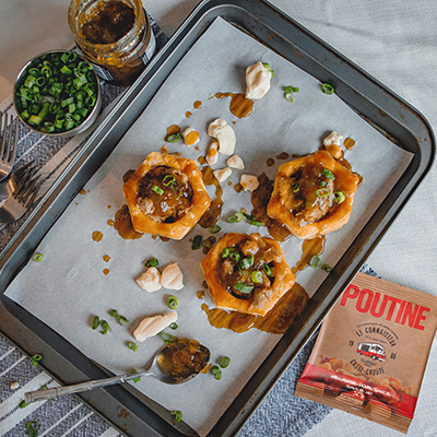 Confit Duck Vol-au-Vent with Caramelized