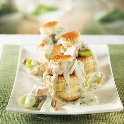 Recipe: Dairy-Free Creamed Salmon in Patty Shells