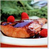 Poultry With Port and Raspberries