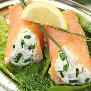 Stuffed salmon