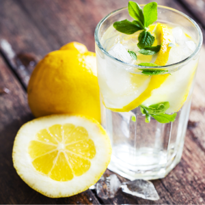 jus de citron pour la bouche sèche