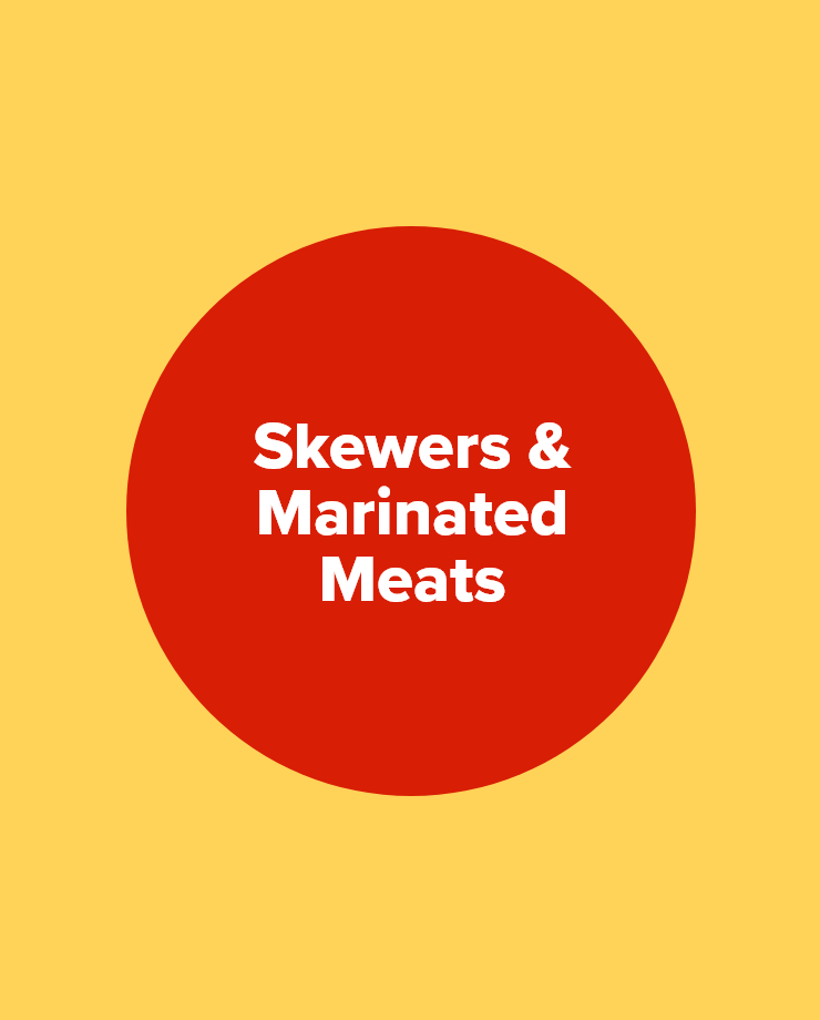 Skewers and Marinated Meats