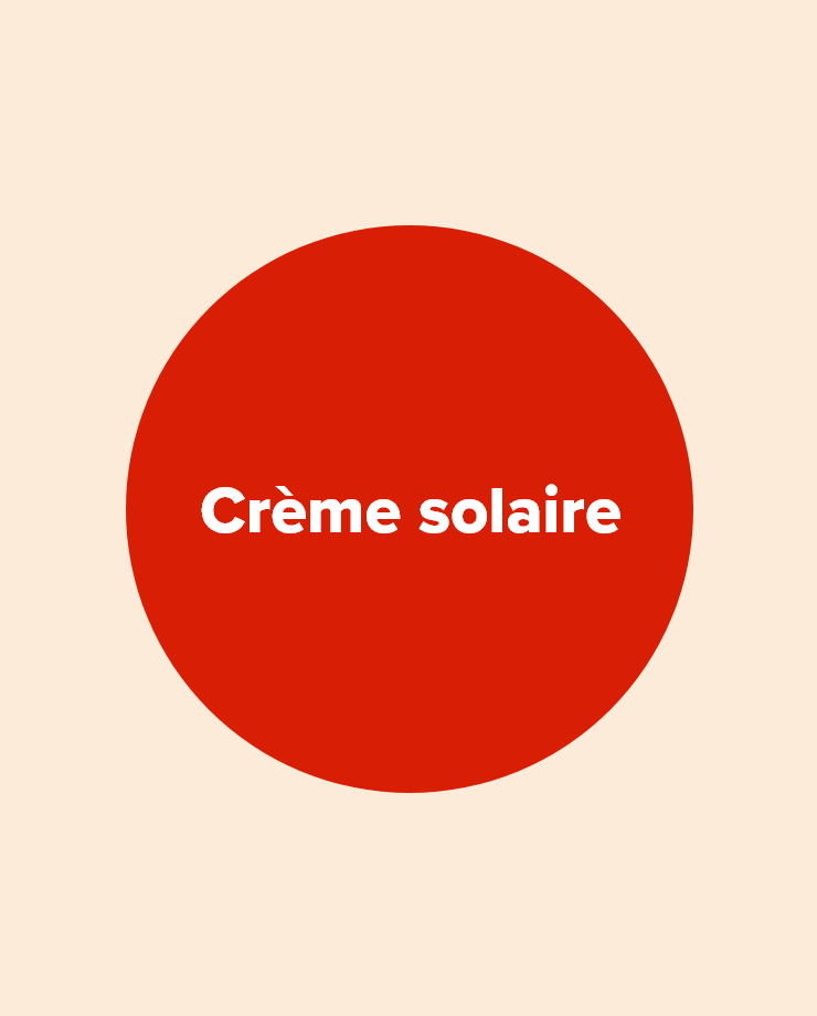 Crème solaire
